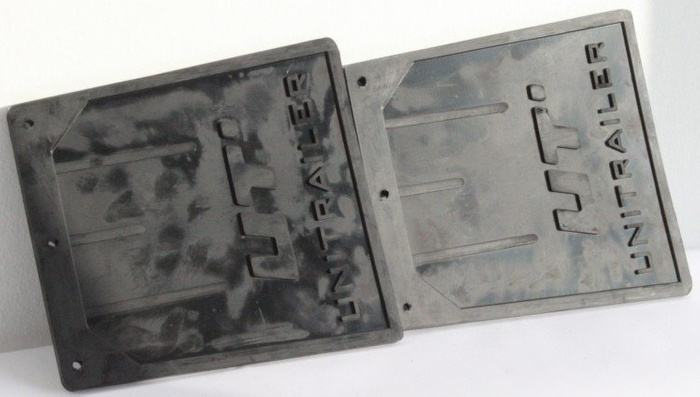 Sett med UNITRAILER gummilapper, skjermdeksler 187/205 mm