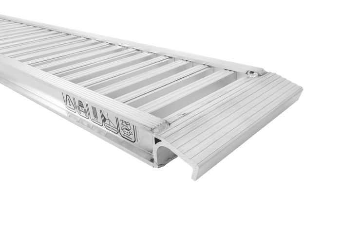 Aluminium 2,5 meter rampe, 3000 kg