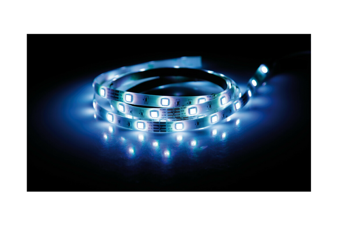 RGB LED-stripe med selvklebende tape LAMPE 12/24V 200 cm