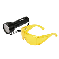 Lommelykt + vernebriller sett YATO YT-08581 UV-lommelykt 51 LED