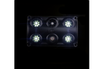 HORPOL LWD2157/CZ LED 900lm svart billampe med bryter og rød diode