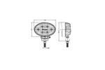 LED-arbeidslampereflektor TT TECHNOLOGY TT.13325 24xLED 1920lm oval