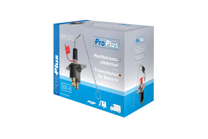 Batterifrakoblingsbryter 12–24 V ProPlus 347031 Forsterket 2-polsbryter
