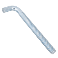 DROMET HP M10x120 konstruksjonskrok med vinklet ende (rett)