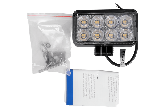 LED-arbeidslampereflektor TT TECHNOLOGY SVART TT.13306 32xLED 2560lm rektangulær