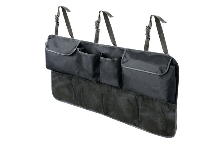 LAMP Multi-Pocket DeLuxe bilorganisator for bagasjerom, seteryggstøtte 88x46cm