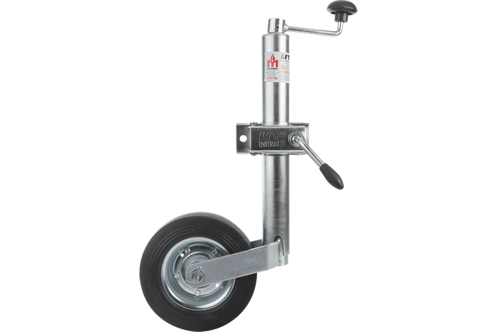 Støttehjul med klemme for LB 48 Unitrailer tilhenger