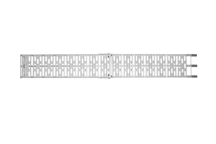 UNITRAILER ALR003 sammenleggbar rampe aluminiumsrampe for tilhenger 221 cm 340 kg med belte og støtte