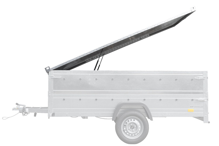 UNITRAILER HAGETRAILER 264 KIPP tilhengertrekk med sylindere / nøkkellås