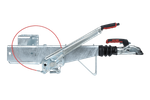 AL-KO 161S påløpsanordning med AK161 tilhengerfeste for en 1600 kg tilhenger med firkantet drag