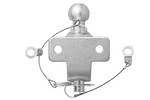 ProPlus 341216V01 tilhengerfeste med kule, dobbelfunksjon, 50 mm, 3500 kg