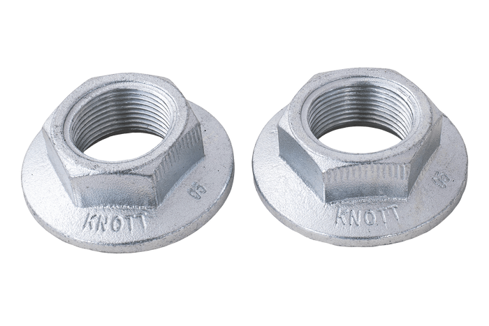 Bremsesko for bremsede aksler KNOTT 200x50 Ryggmattesett