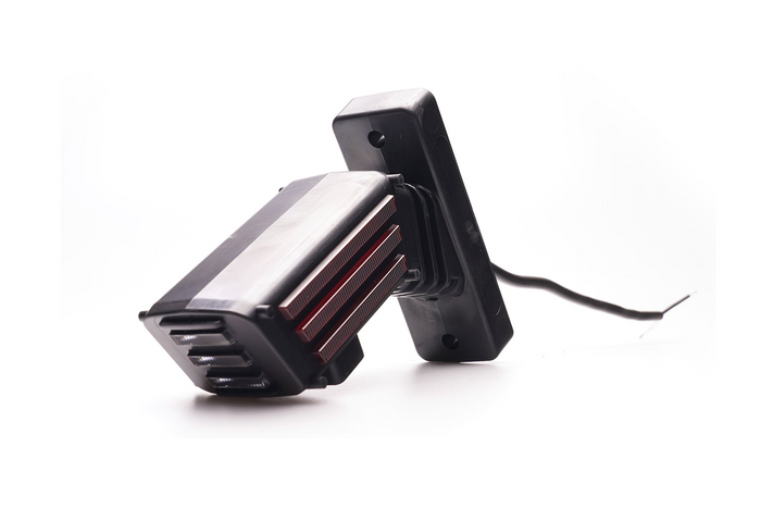 WAŚ 2550L W297.3.1 SPOT LED venstre markeringslykt på kort arm