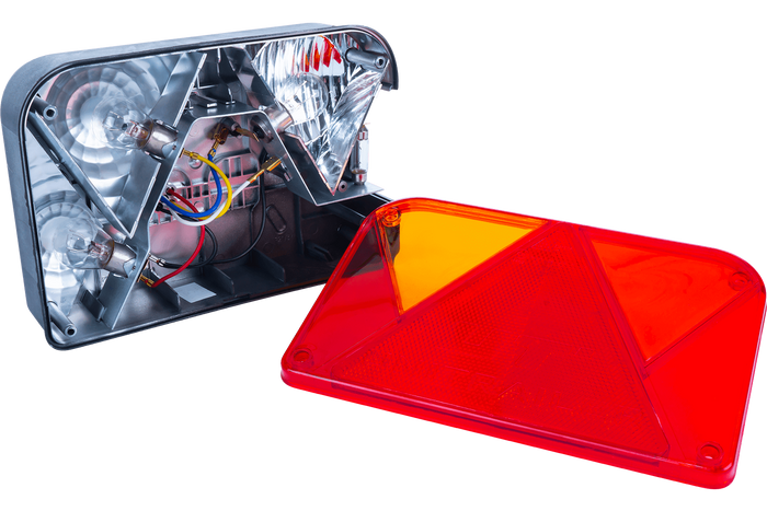 DOBPLAST DPT35 baklykter + MANTES 4m 13-pinners ledningsnett