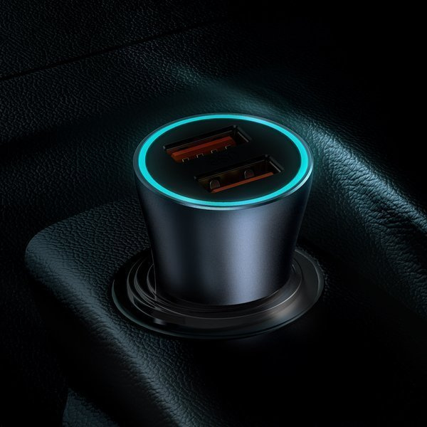 BASEUS Golden Pro 2xUSB 40W billadersett + USB-kabel