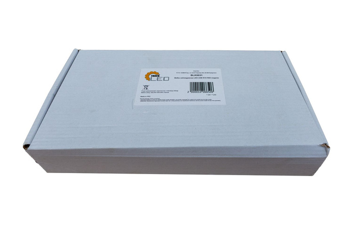 Advarsel LED-stråle 237x145 R10 R65 magnet BLK0031