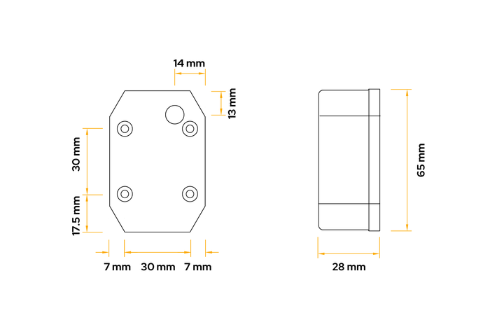 ASPÖCK FLEXIPOINT LED-markeringslampe universal