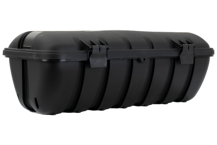 Brannslukningsboks 9/12kg DAKEN 82511 STRIKE 707x322x239mm svart