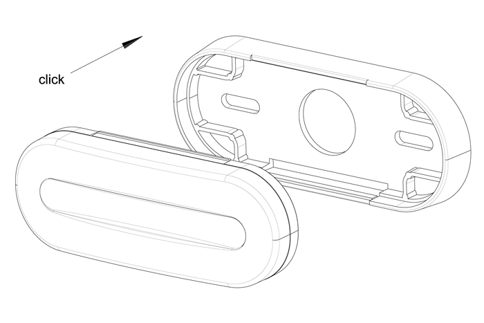 FRISTOM FT-070 LED-markeringslampe universal