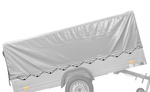 Deksel til rammen h-800 UNITRAILER presenning til henger 264x125cm GARDEN 264 KIPP og EXPERT PLUS 2612