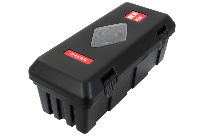 Brannslukningsboks 6kg DAKEN 82000 ADAMANT 671x310x247mm svart