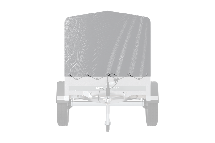 Rammedeksel h-800 UNITRAILER presenning for tilhenger 200x106cm HAGE 200 KIPP