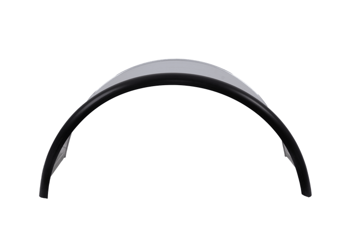 Dobbelskjerm for tilhenger 15-16" DOMAR DK7115 hjulbue 880/400mm metall med gummikant