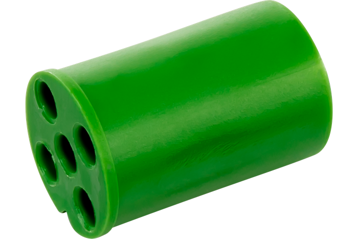 ASPÖCK 5-PIN bajonettkontakt for 12V baklykter, grønn