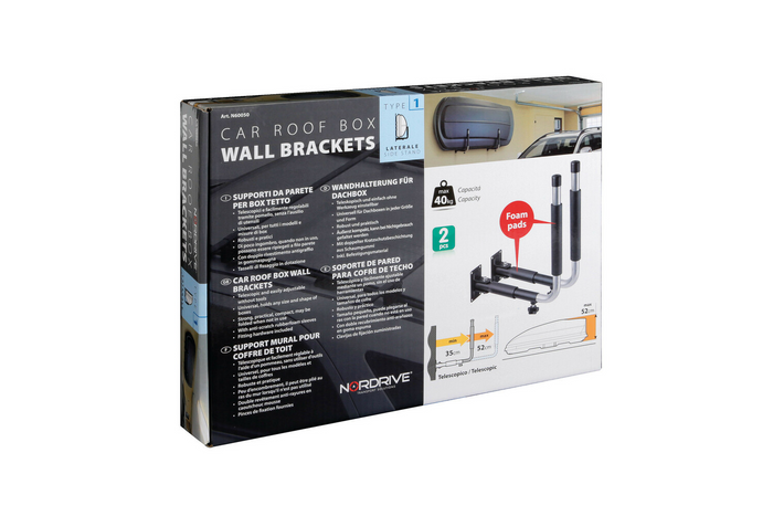 Veggfester for takbokser LAMPA TYPE 1 sidestøtte 35-52cm