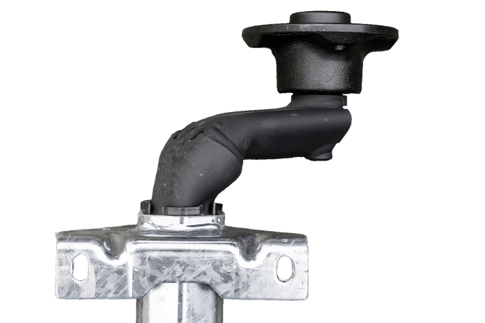 AL-KO OPTIMA ubremset aksel for tilhenger 750 kg 1260 mm 1660 mm 4x100