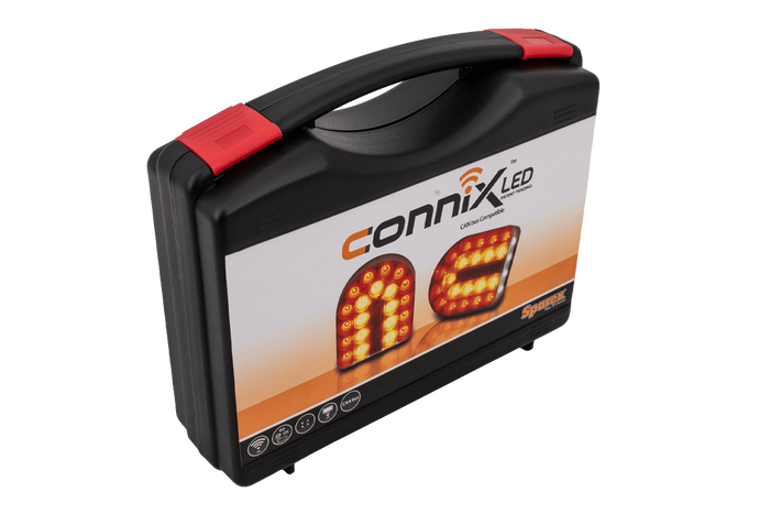 SPAREX CONNIX S.130977 LED-baklys 4 funksjoner venstre+høyre, trådløs, magnetisk