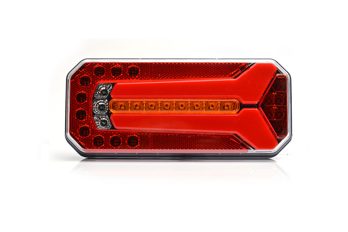 Baklykt WAŚ W150 1113L/P LED 4 funksjoner universal