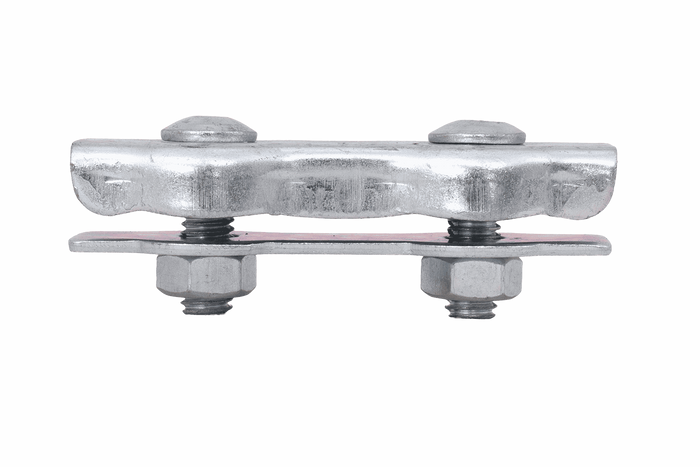 DROMET ZLS.8 dobbel sadeltauklemme for 8 mm tau