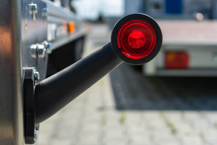 HORPOL LD 726/L LED venstre markeringslampe på gummiarm