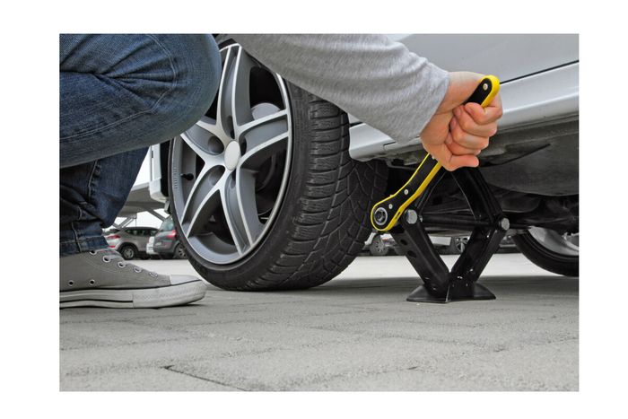 Trapesjekk med skralle LAMPA biljekk 1T