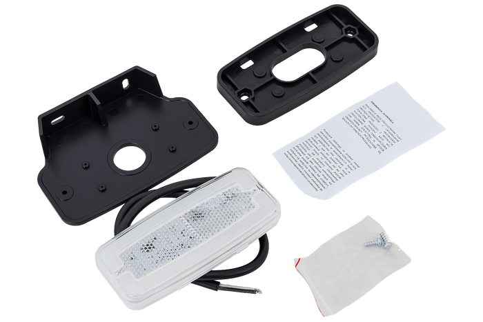 HORPOL LD 2764 LED hvit universalmarkeringslampe med holder