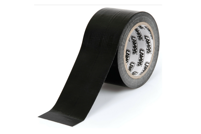 LAMP-teip 15m/50mm svart