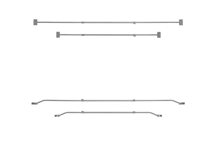 Flat presenningsfeste for ProPlus-tilhenger 340918V01 justerbar 152–220 cm