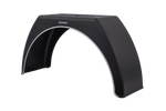 Tilhengerskjerm 15-17,5" DOMAR DK3114 flat hjulbue 950/300 mm med hvite detaljer