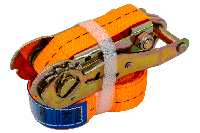 Sett med fire transportbelter med strammer UNITRAILER 4m/25mm/1t