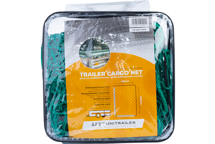 UNITRAILER sikkerhetsnett for tilhengere - størrelse 2,0x1,5 m