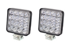 Sett med to LED-arbeidslamper reflektor HERMON LLP16MINI 16xLED 2880lm