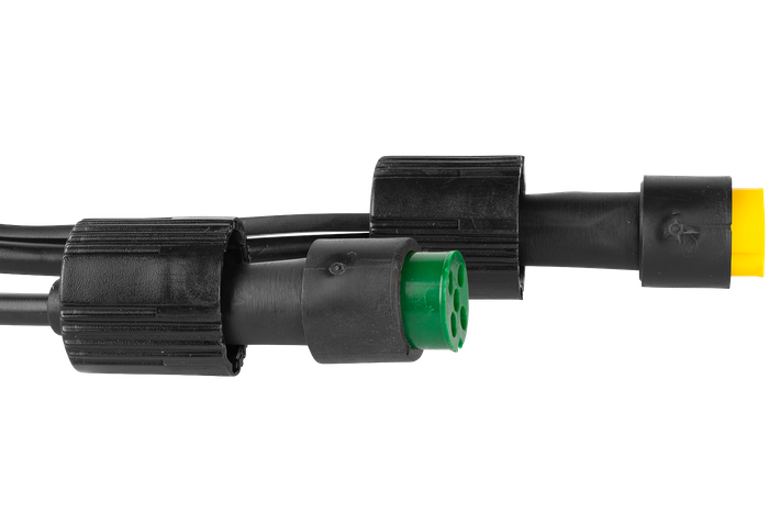 MANTES elektrisk installasjon, tilhenger trekkvogn sele, 5 m, 13 PIN støpsel, 2x 5 PIN bajonetter