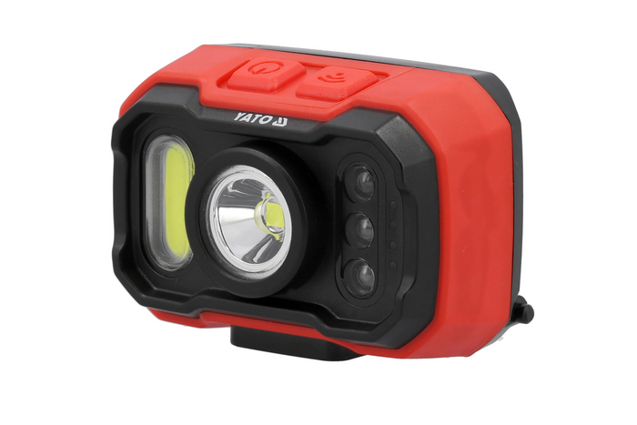 YATO YT-085942 LED-hodelykt med bevegelsessensor 1000 lm