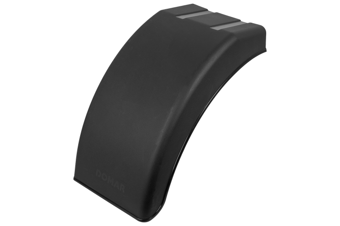 Høyre halvdel av skvettskjerm for tilhenger DOMAR DR1014002 hjulbue 400/240mm