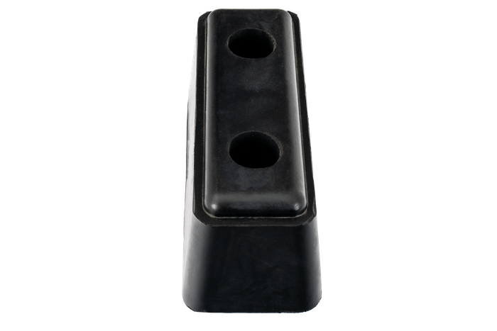 Gummistøtfanger / rektangulær støtfanger 19,5x8x8 cm