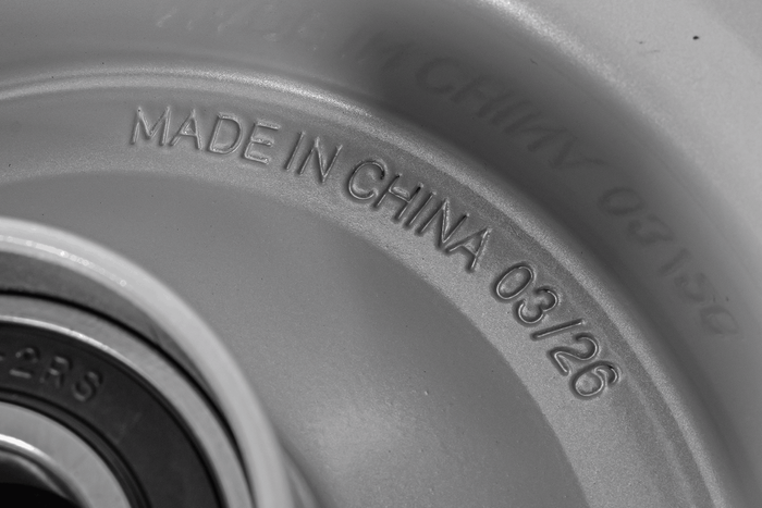 UNITRAILER stålfelg 5,5Ix8"H2 3x128 med lagre 6205-2RS