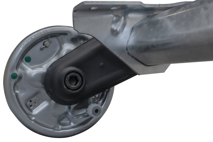 AL-KO COMPACT bremseaksel for tilhenger / bergingsbil 1350kg 1400mm 1850mm 5x112