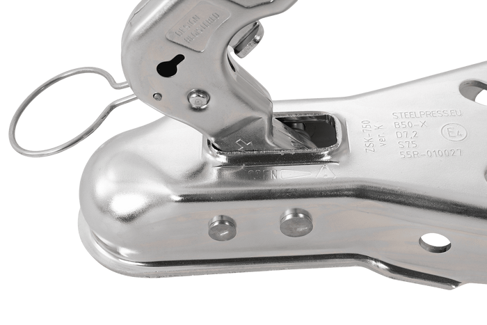 STEELPRESS ZSK-0750K kulekobling for 750 kg tilhenger med V-formet dragstang