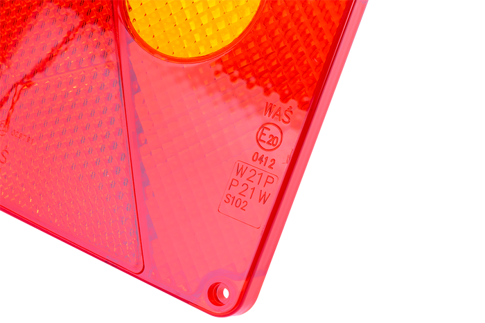 WAŚ W21P baklyktdeksel, høyre